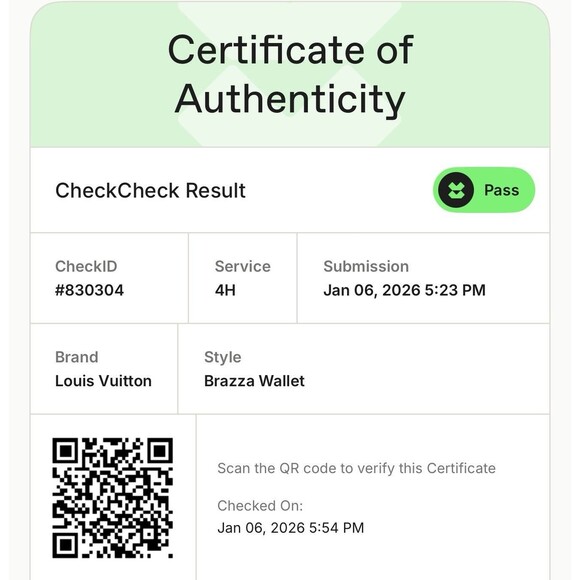 Louis Vuitton Men’s Damier Ebene Brown Long Card Holder Wallet Bifold With COA - Picture 8 of 8